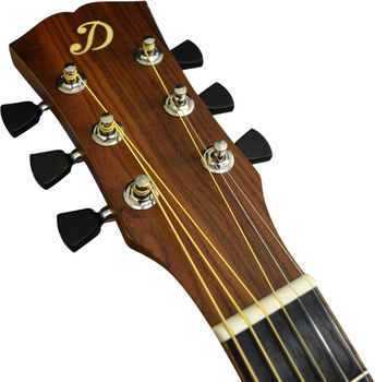 Guitare acoustique Dowina Luna Silva D-DS Open Pore Natural - 2