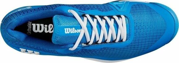 Moški teniški copati Wilson Rush Pro 4.0 Clay Mens Tennis Shoe French Blue/White/Navy Blazer 41 1/3 Moški teniški copati - 4
