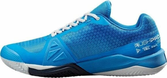 Men´s Tennis Shoes Wilson Rush Pro 4.0 Clay Mens Tennis Shoe French Blue/White/Navy Blazer 42 Men´s Tennis Shoes - 3