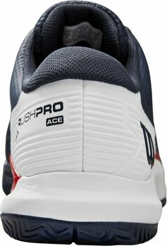Men´s Tennis Shoes Wilson Rush Pro Ace Mens Tennis Shoe Navy Blaze/White/Red 42 2/3 Men´s Tennis Shoes - 6