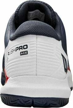 Men´s Tennis Shoes Wilson Rush Pro Ace Mens Tennis Shoe Navy Blaze/White/Red 44 Men´s Tennis Shoes - 6