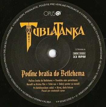 Schallplatte Tublatanka - Poďme bratia do Betlehema (Remastered) (LP) - 2