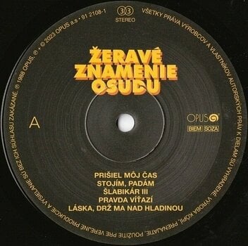 Vinyl Record Tublatanka - Žeravé znamenie osudu (Remastered) (LP) - 2