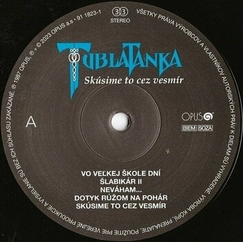 Vinyylilevy Tublatanka - Skúsime to cez vesmír (Reissue) (LP) - 2