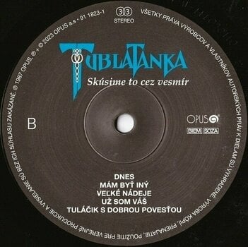 Δίσκος LP Tublatanka - Skúsime to cez vesmír (Reissue) (LP) - 3