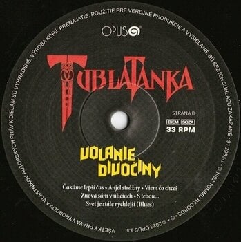 Vinylplade Tublatanka - Volanie divočiny (Remastered) (LP) - 3