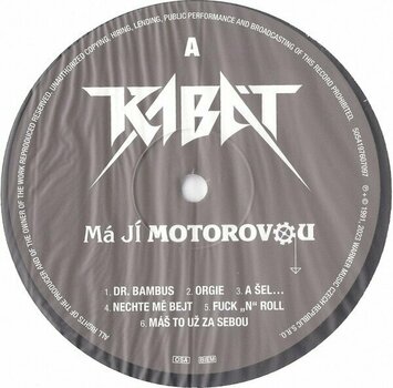 Vinyl Record Kabát - Má jí motorovou (Reissue) (LP) - 2