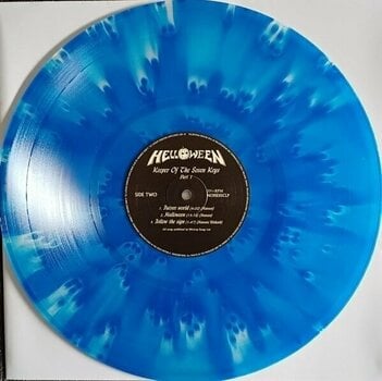 LP deska Helloween - Keeper Of The Seven Keys (Part I) (Blue Splatter Coloured) (Reissue) (LP) - 3