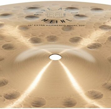 Cinel Hit-Hat Meinl 15" Pure Alloy Extra Hammered Hihat Cinel Hit-Hat 15" - 3
