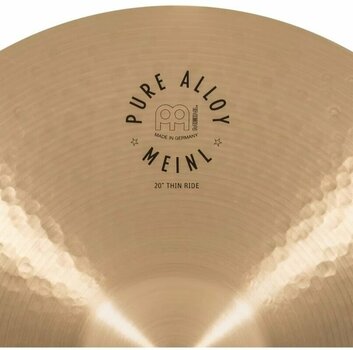 Cymbale ride Meinl 20" Pure Alloy Thin Ride Cymbale ride 20" - 4