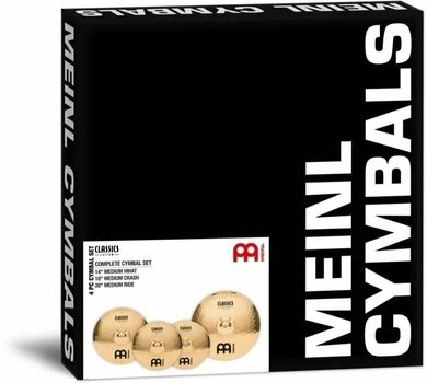 Conjunto de pratos Meinl Classics Custom Brilliant Complete Cymbal Set Conjunto de pratos - 3
