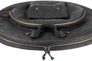 Cymbal Case Meinl 22" Vintage Hyde Cymbal Bag Classic Black Cymbal Case - 4