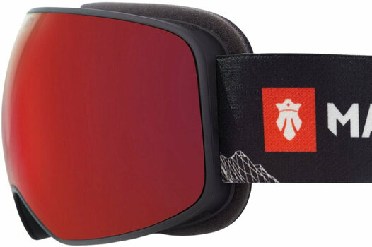 Smučarska očala Majesty The Force Spherical Magnetic Black/Xenon HD Red Garnet + Xenon HD Rose Revo Smučarska očala - 2