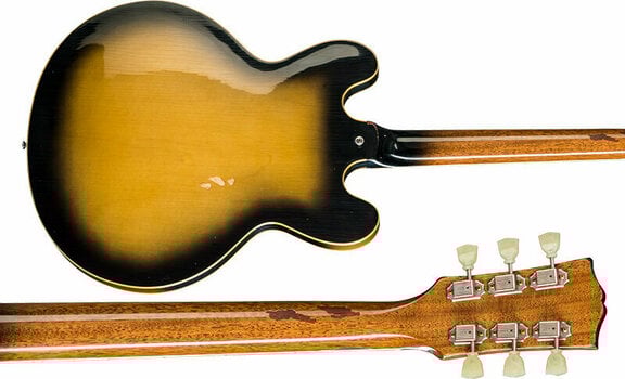 Polu-akustična gitara Gibson Heavy Aged ES-335 Argentine Gray - 3