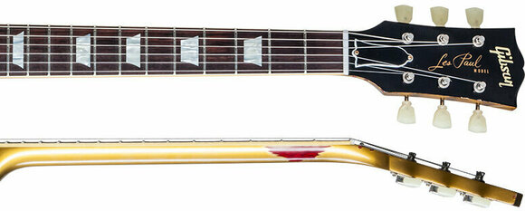 Guitarra eléctrica Gibson Les Paul Standard "Painted-Over" Gold over Cherry Sunburst - 3