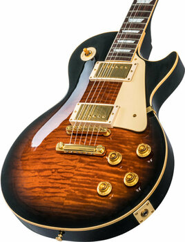 Chitară electrică Gibson Les Paul Standard Lightly Figured Top Amber Sunset - 4