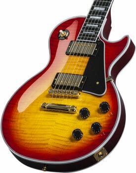 Chitară electrică Gibson Les Paul Custom Figured Top Heritage Cherry Sunburst - 2