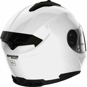 Hjälm Nolan N80-8 Special N-Com Pure White XS Hjälm - 4