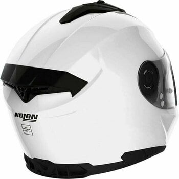Helm Nolan N80-8 Special N-Com Pure White XL Helm - 4