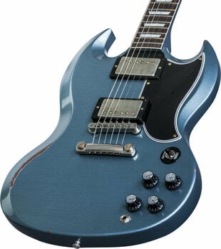 Električna gitara Gibson Heavy Aged SG Standard Antique Pelham Blue - 5