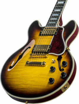 Halvakustisk gitarr Gibson CS-356 Vintage Sunburst - 3
