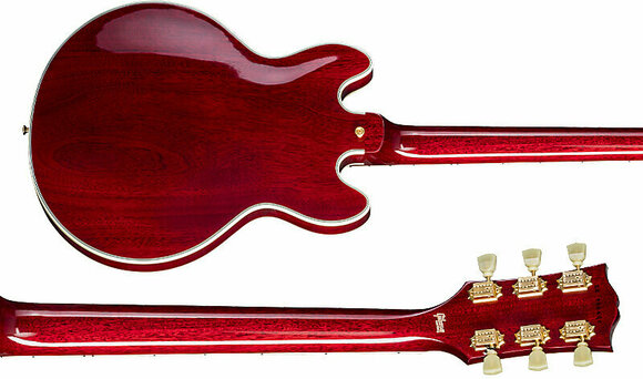 Halvakustisk gitarr Gibson CS-356 Vintage Sunburst - 4