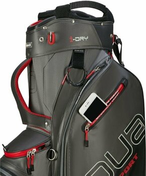 Cart Bag Big Max Aqua Sport 4 Charcoal/Black/Red Cart Bag - 8