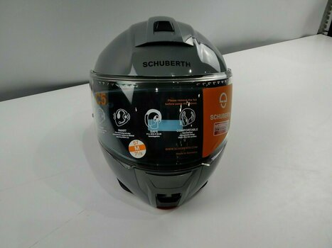 Helm Schuberth C5 Concrete Grey M Helm (Nur ausgepackt) - 4