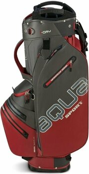 Borsa da golf Cart Bag Big Max Aqua Sport 4 Charcoal/Merlot Borsa da golf Cart Bag - 2