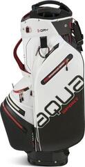Golf torba Cart Bag Big Max Aqua Sport 4 Off White/Black/Merlot Golf torba Cart Bag - 1