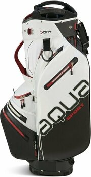 Cart Bag Big Max Aqua Sport 4 Off White/Black/Merlot Cart Bag - 2