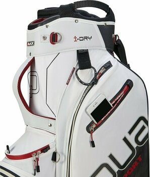 Golf Bag Big Max Aqua Sport 4 Off White/Black/Merlot Golf Bag - 11