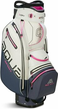 Golf Bag Big Max Aqua Sport 4 Off White/Steel Blue/Fuchsia Golf Bag - 4