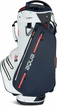Golf Bag Big Max Aqua Style 4 White/Navy/Red Golf Bag - 5