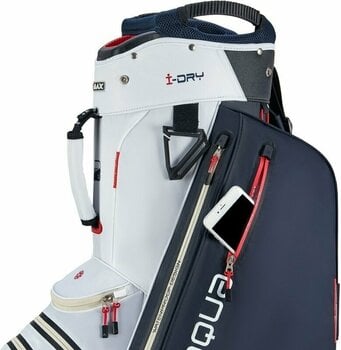 Golf Bag Big Max Aqua Style 4 White/Navy/Red Golf Bag - 7
