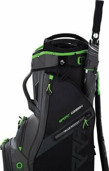 Golf Bag Big Max Terra Sport Charcoal/Black/Lime Golf Bag - 10