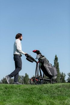 Golf Bag Big Max Terra Sport Charcoal/Black/Lime Golf Bag - 13