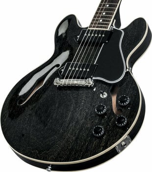 Halvakustisk gitarr Gibson CS-336 Mahogany TV Black Gold - 4