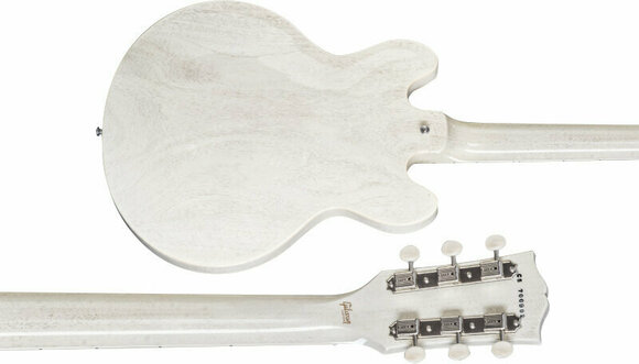 Halvakustisk gitarr Gibson CS-336 Mahogany TV White - 5