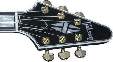 Elektrisk guitar Gibson Flying V Custom Ebony - 2
