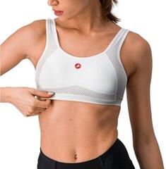 Kolesarski dres, majica Castelli Rosso Corsa Bra White - 4