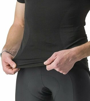 Cycling jersey Castelli Core Seamless Base Layer Short Sleeve Covers Black S/M - 6