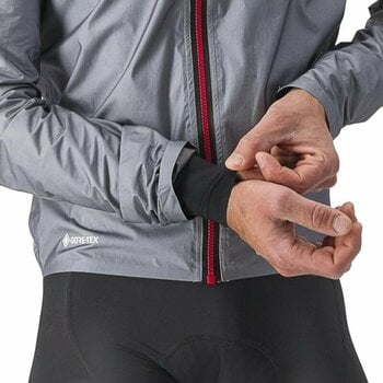 Biciklistička jakna, prsluk Castelli Tempesta Lite Jacket Gray M Jakna - 4