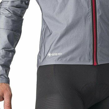 Cyklo-Bunda, vesta Castelli Tempesta Lite Jacket Gray XL Bunda - 3