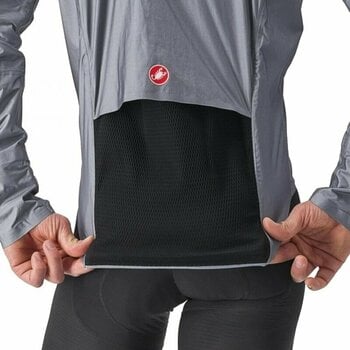 Giacca da ciclismo, gilet Castelli Tempesta Lite Jacket Gray XL Giacca - 5