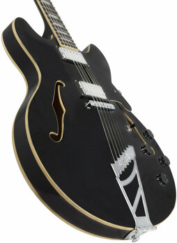 Semi-Acoustic Guitar D'Angelico Premier DC Stairstep Black - 3