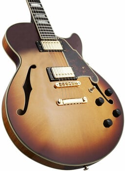 Semiakustická kytara D'Angelico Deluxe SS Kurt Rosenwinkel Signature Honey Burst - 4