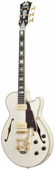 Halvakustisk guitar D'Angelico Excel SS Shoreline Vintage White - 3