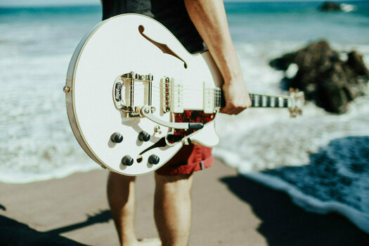 Semiakustická kytara D'Angelico Excel SS Shoreline Vintage White - 4