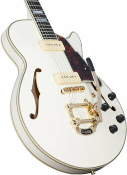 Semi-akoestische gitaar D'Angelico Excel SS Shoreline Vintage White - 6